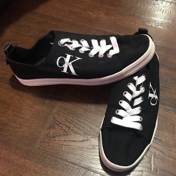calvin klein canvas shoes